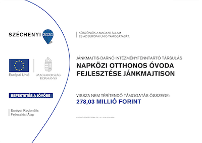 Napközi Otthonos Óvoda Fejlesztése Jánkmajtison