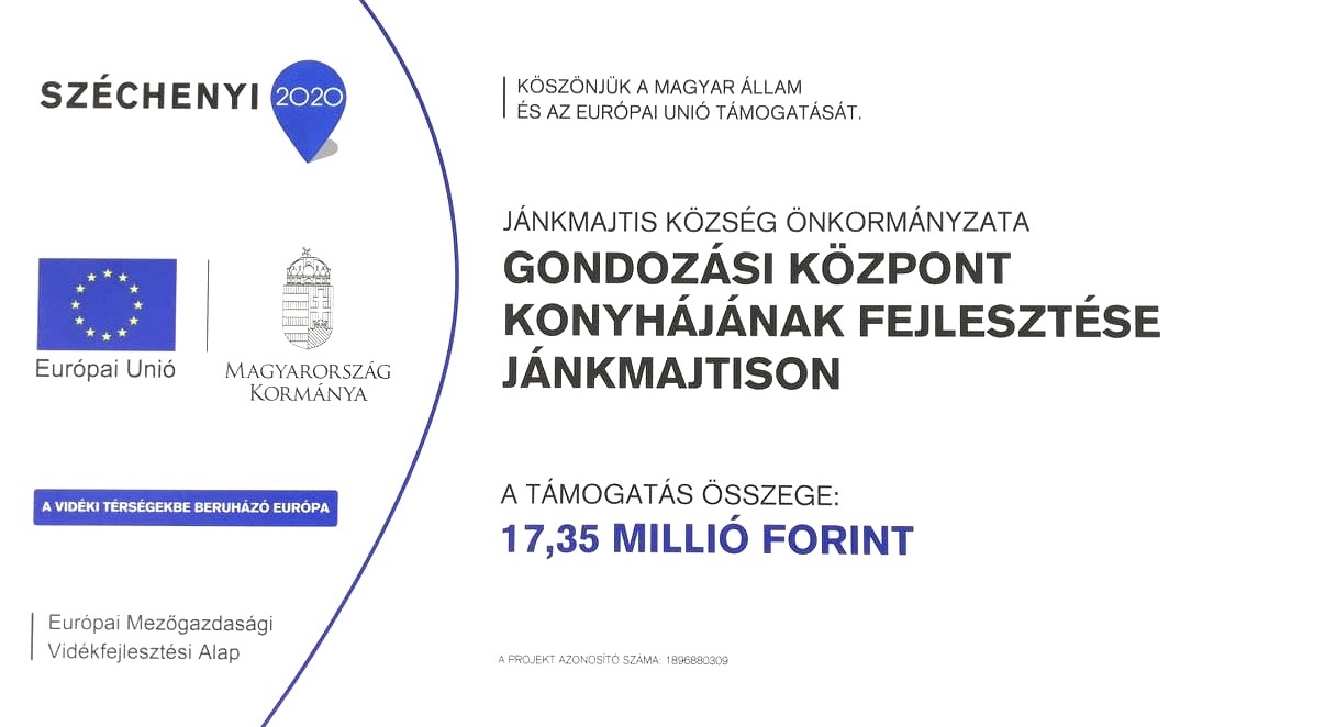 A Gondozási Központ konyhájának fejlesztése Jánkmajtison