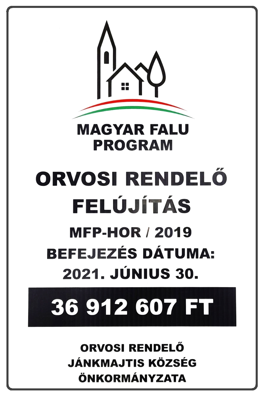 Orvosi Rendelő felújítása Jánkmajtison