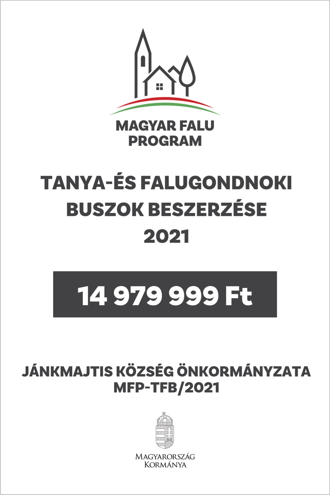 Tanyagondnoki busz beszerzése Jánkmajtison